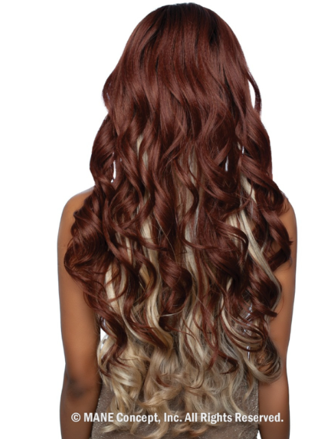 Mane Concept Brown Sugar Skin Bond Lace Glueless Wig HD 13x2x6 BSSB222 LACE CUT 03"