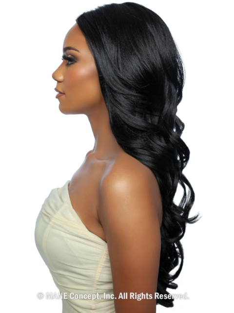 Mane Concept Brown Sugar Skin Bond Lace Glueless Wig HD 13x2x6 BSSB224- LACE CUT 05"