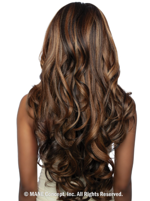 Mane Concept Brown Sugar Skin Bond Lace Glueless Wig HD 13x2x6 BSSB224- LACE CUT 05"