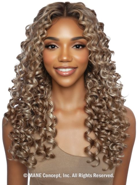 Mane Concept Brown Sugar Skin Bond Lace Pre-Cut Glueless Wig-HD 13"+7" LACE SKIN 05- BSSB241"
