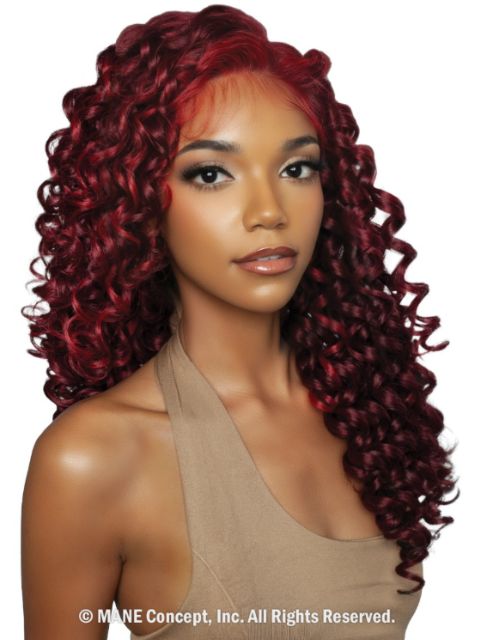 Mane Concept Brown Sugar Skin Bond Lace Pre-Cut Glueless Wig-HD 13"+7" LACE SKIN 05- BSSB241"