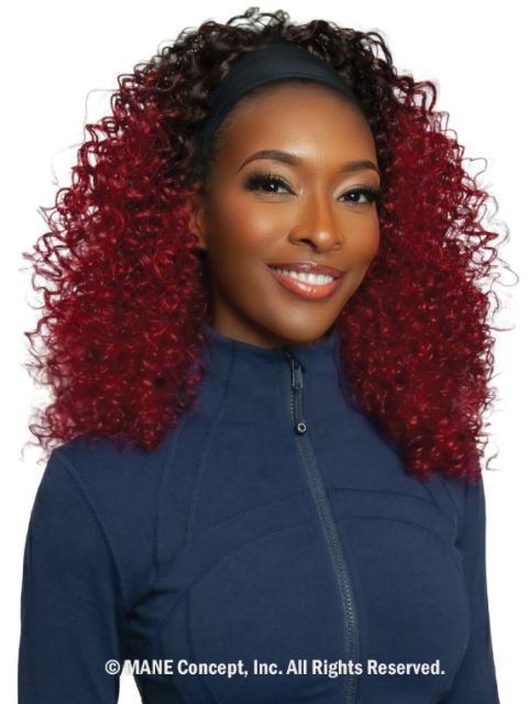 Mane Concept Brown Sugar SwitchUp HeadBand W Bang  BSSU102 SWITCH UP 02" Half Wig