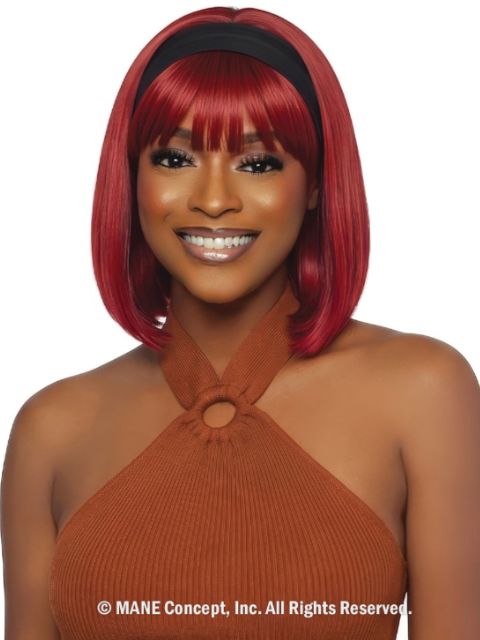 Mane Concept Brown Sugar SwitchUp HeadBand W Bang Half Wig- BSSU105 SWITCH UP 05"