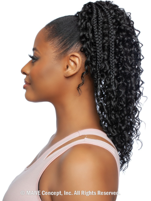 Mane Concept Brown Sugar Ponytail- BSWNT18- BS BOHO BRAID WNT 18"