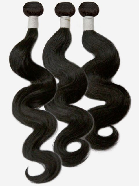 R&B Collection So Natural Bundle Human Hair Blend One Pack Solution BUNDLE BODY WAVE (3pcs) "