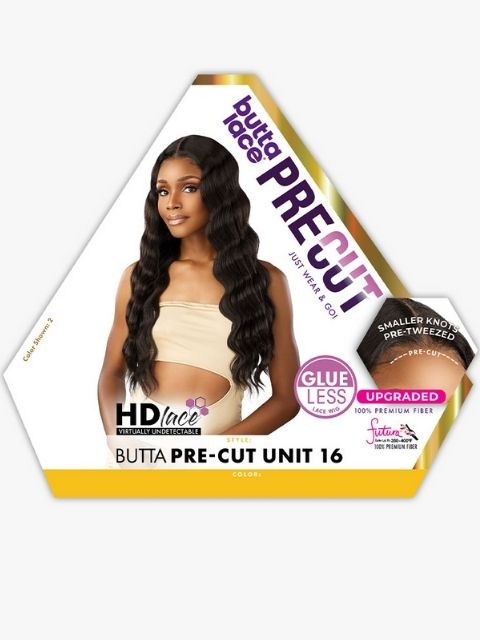Sensationnel Butta Lace PreCut Glueless HD Lace Wig - PRE-CUT UNIT16