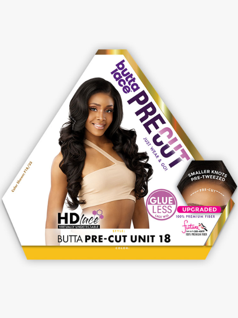 Sensationnel Butta Lace PreCut Glueless HD Lace Wig - PRE-CUT UNIT18