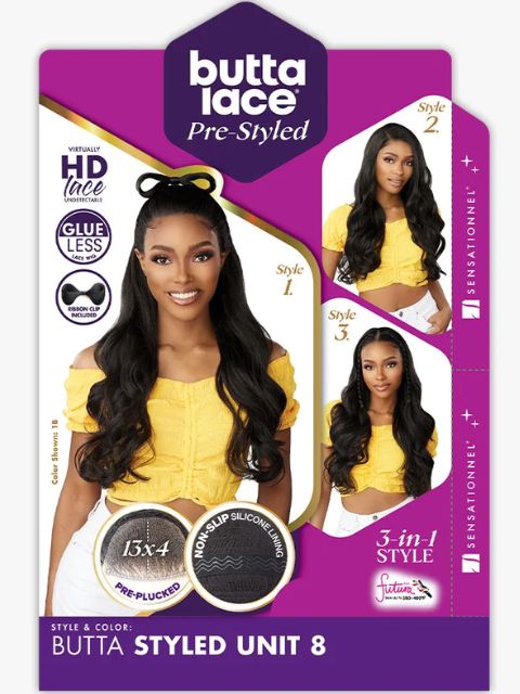 Sensationnel Butta Lace Pre-Styled BUTTA LACE PRE-STYLED UNIT 8 HD Lace Wig