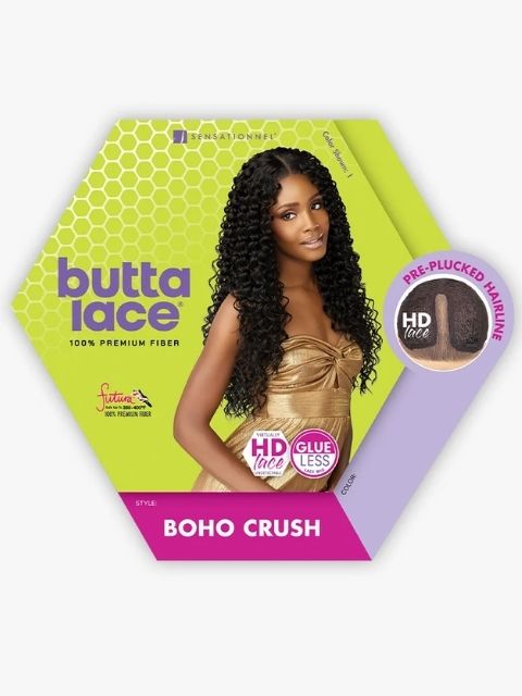 Sensationnel Premium Fiber Glueless HD BUTTA LACE_BOHO CRUSH" Lace Wig