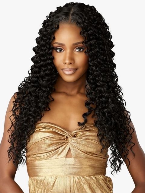 Sensationnel Premium Fiber Glueless HD BUTTA LACE_BOHO CRUSH" Lace Wig