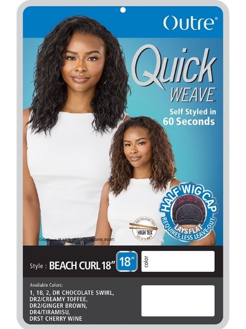 Outre Quick Weave BEACH CURL 18" Half Wig