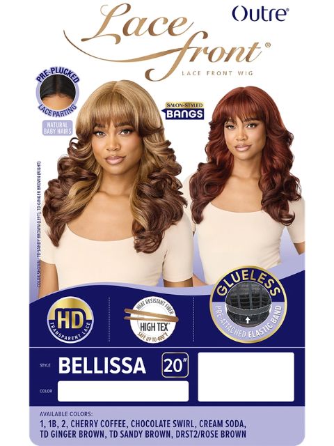 Outre HD Transparent Glueless Lace Front Wig - BELLISSA