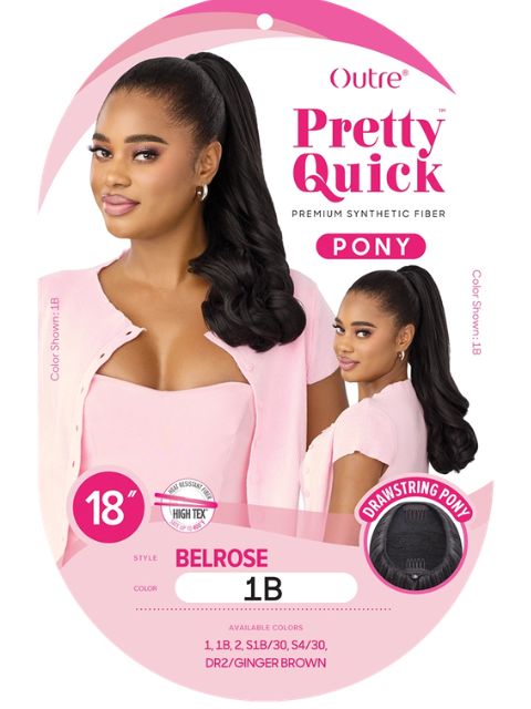 Outre Pretty Quick-Pony Drawstring BELROSE Ponytail