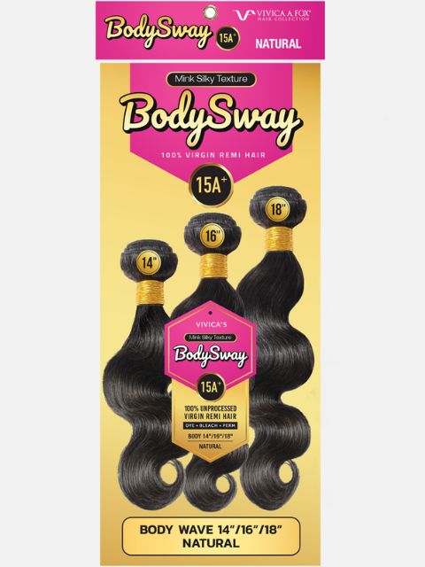 Vivica A Fox Sway 15A 100%  Virgin Human Remi Hair  Braid - BODY SWAY 468