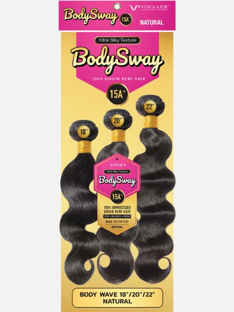 Vivica A Fox Sway 15A 100%  Virgin Human Remi Hair  Braid - BODY SWAY 822