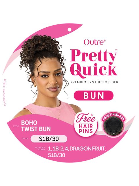 Outre Pretty Quick Premium Synthetic Bun - BOHO TWIST BUN