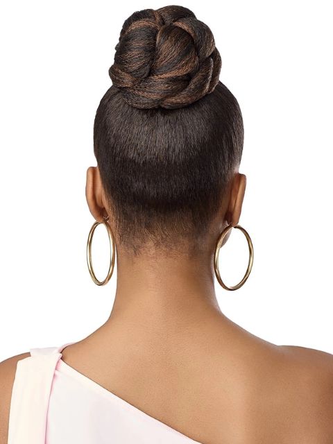 Outre Pretty Quick Premium Synthetic Bun - BRAID BUN