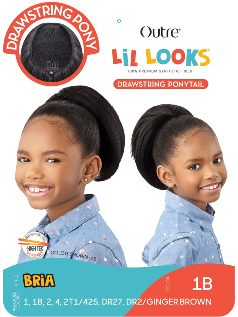 Outre Lil Looks Premium Synthetic Drawstring Ponytail - BRIA