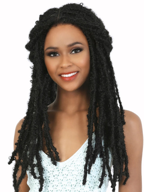 Beshe Belle & Brad 2X Touch Up DISTRESSED FAUX LOCS 26 Crochet Braid (C.DSLOC26)