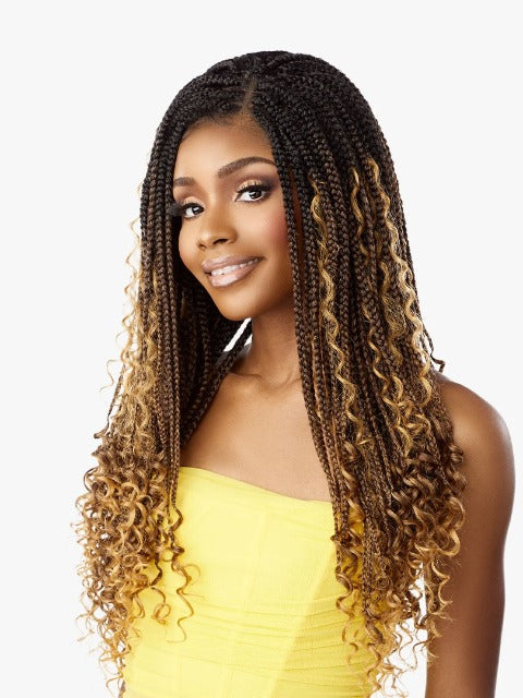Sensationnel Cloud 9 4X4 Swiss Lace Front Wig - BRAIDED BOHO BOX BRAID 30″
