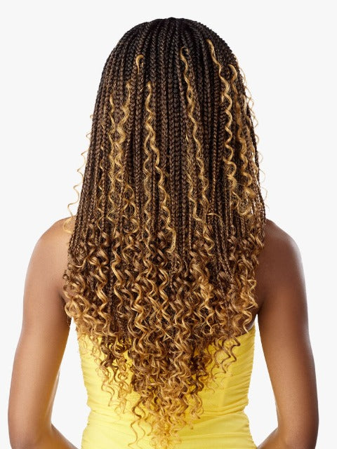 Sensationnel Cloud 9 4X4 Swiss Lace Front Wig - BRAIDED BOHO BOX BRAID 30″