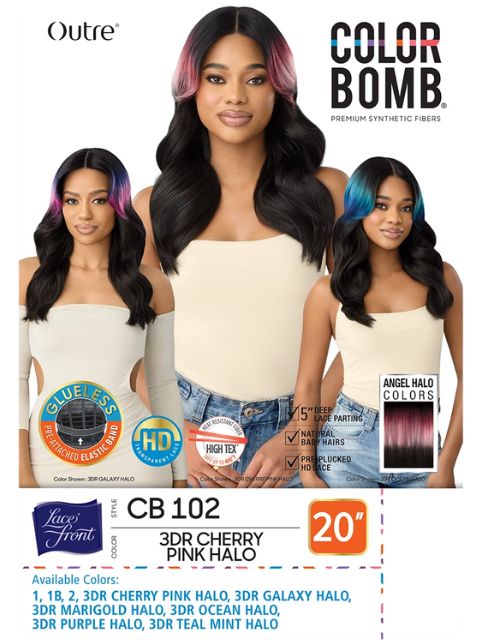 Outre Colorbomb Premium Synthetic Lace Front Wig- CB 102