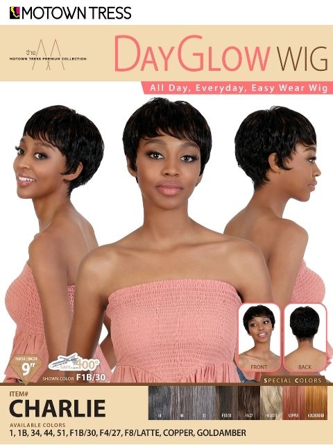 Motown Tress Premium Collection Day Glow Wig - CHARLIE