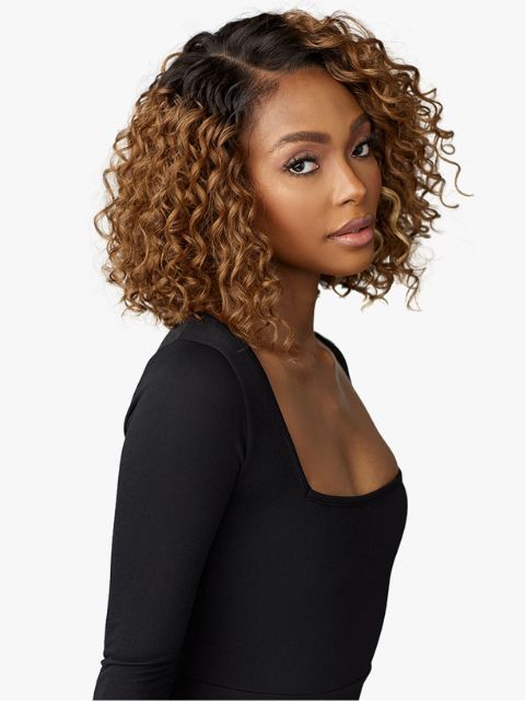 Sensationnel Chic Bob Collection Glueless Lace Wig- LOB UNIT 3