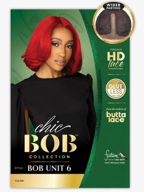 Sensationnel Chic Bob Collection Glueless Lace Wig- BOB UNIT 6