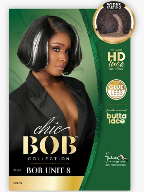 Sensationnel Chic Bob Collection Glueless Lace Wig- BOB UNIT 8"