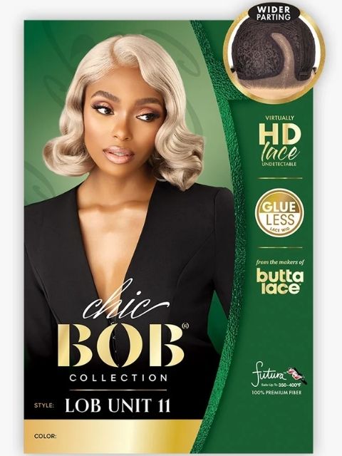 Sensationnel Chic Bob Collection Glueless LOB UNIT 11" Lace Wig