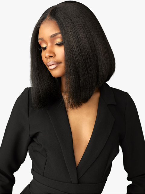 Sensationnel Chic Bob Collection Glueless Lace Wig- LOB UNIT 8