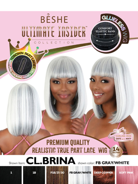 Beshe Ultimate Insider Collection Glueless Crown Part Lace Wig - CL.BRINA