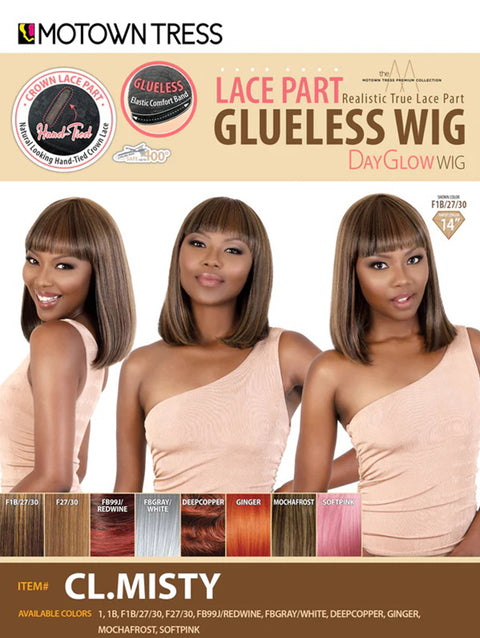 Motown Tress Premium Collection Glueless Day Glow Lace Part Wig - CL.MISTY