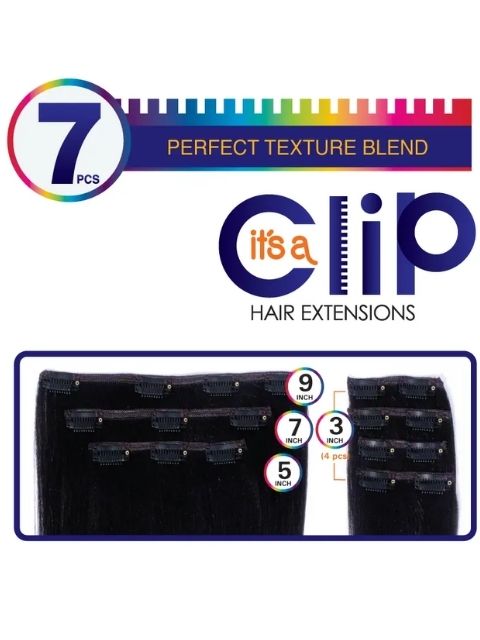 It's A Wig Clip on 7pcs Hair Extension CLIP ON BODY WAVE 18"