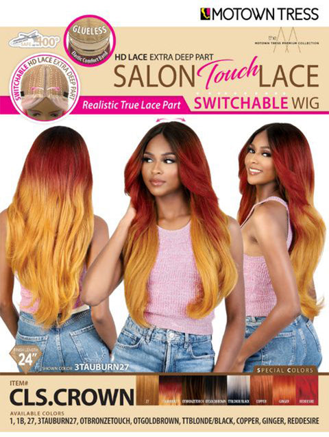 Motown Tress Salon Touch HD Lace Extra Deep Part Wig - CLS.CROWN