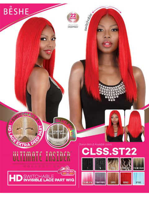 Beshe Ultimate Insider HD Lace Extra Deep Part Wig - CLSS.ST22