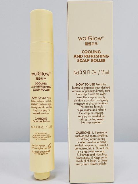 WolGlow Cooling and Refreshing Scalp Roller