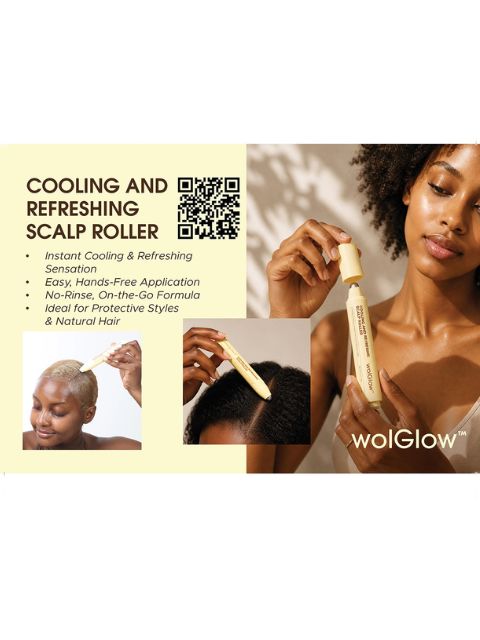 WolGlow Cooling and Refreshing Scalp Roller