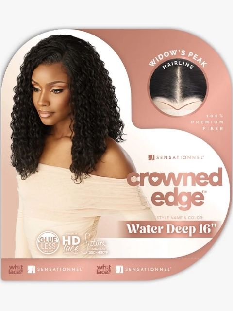 Sensationnel Crowned Edge HD CROWNED EDGE WATER DEEP 16" Lace Front Wig