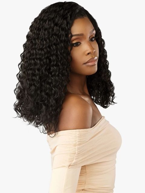 Sensationnel Crowned Edge HD CROWNED EDGE WATER DEEP 16" Lace Front Wig
