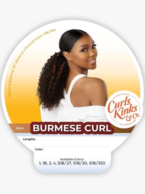 Sensationnel Premium Synthetic CURLS KINKS & CO_BURMESS CURL 26" Weave