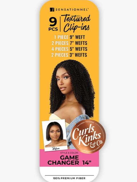 Sensationnel Premium Synthetic CURLS KINKS & CO_CLIP-IN GAME CHANGER 14" Multi Pack