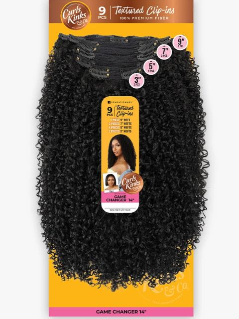 Sensationnel Premium Synthetic CURLS KINKS & CO_CLIP-IN GAME CHANGER 14" Multi Pack
