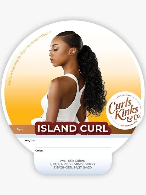 Sensationnel Premium Synthetic CURLS KINKS & CO_ISLAND CURL" Weave