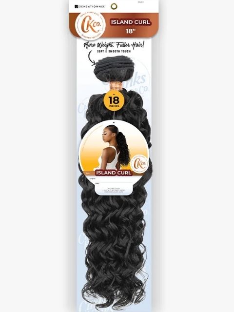Sensationnel Premium Synthetic CURLS KINKS & CO_ISLAND CURL" Weave