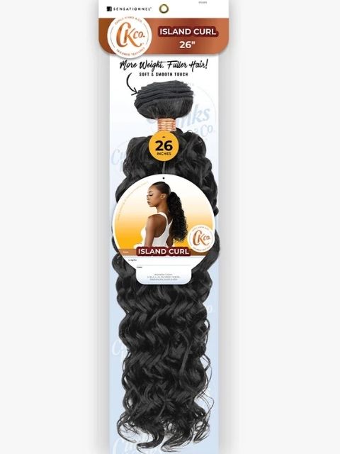 Sensationnel Premium Synthetic CURLS KINKS & CO_ISLAND CURL" Weave