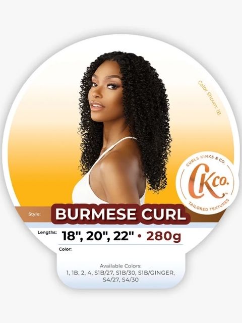 Sensationnel Premium Synthetic CURLS KINKS & CO_MULTI_BURMESE CURL 18"20"22" Multi Pack Weave