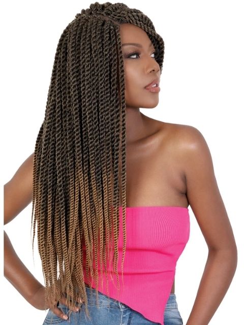 Motown Tress 3X JUMBO SENEGAL TWIST 24" (C.JBSN243) Pre-looped Crochet Braid