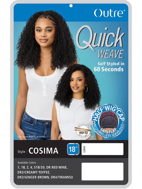 Outre Quick Weave COSIMA" Half Wig
